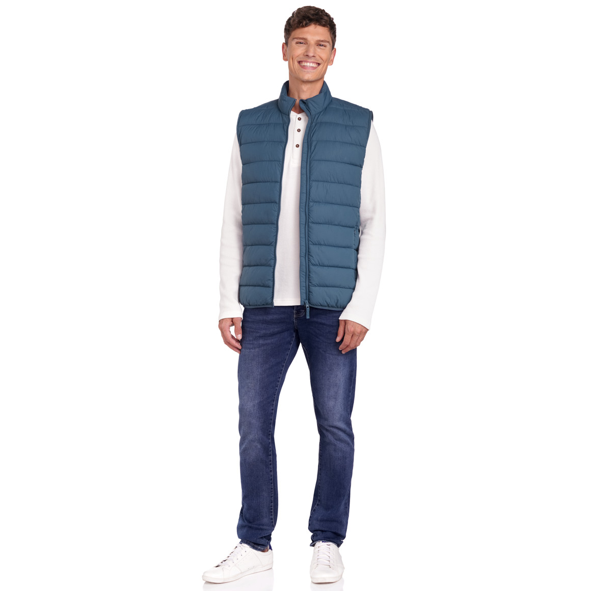 Heren gewatteerd vest