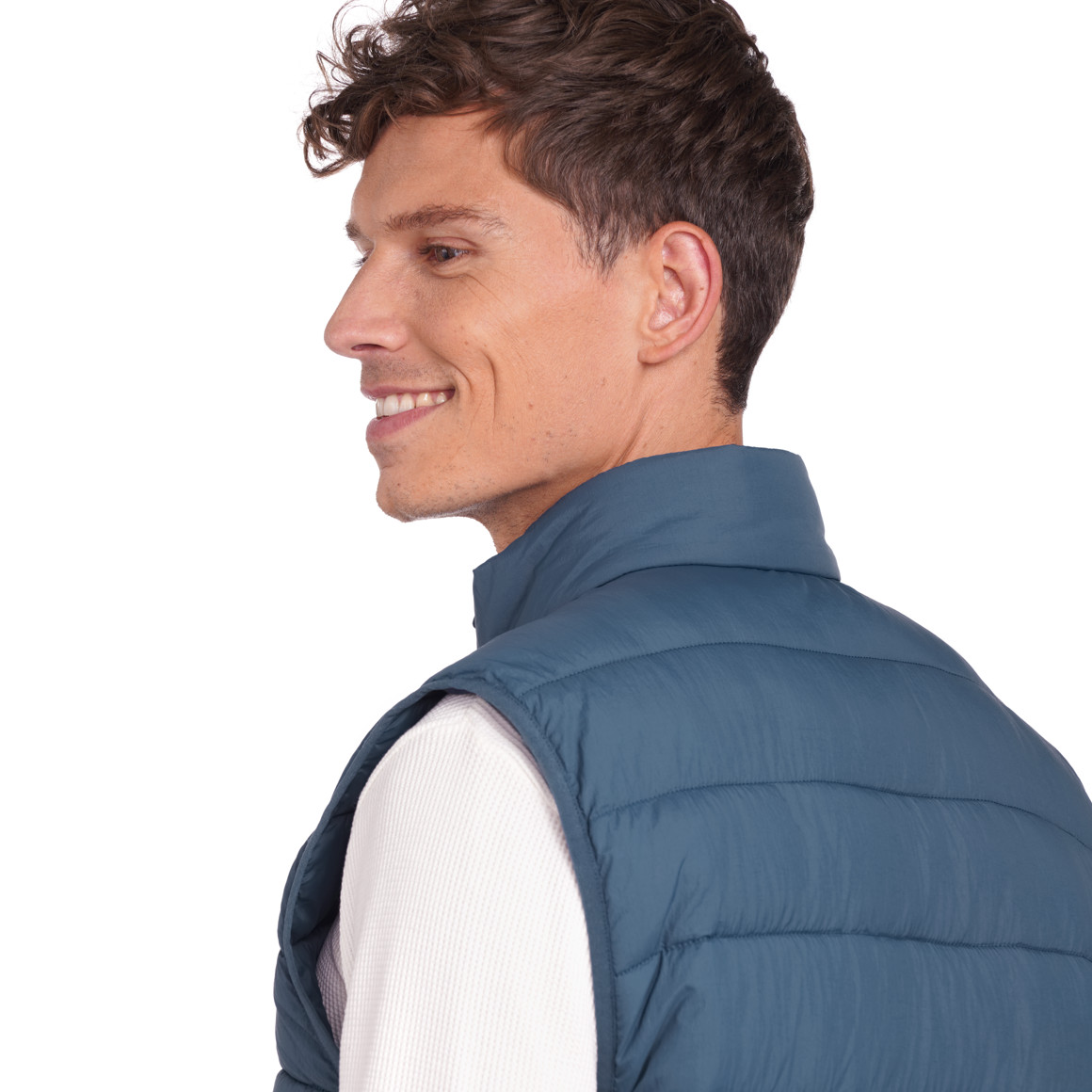 Heren gewatteerd vest