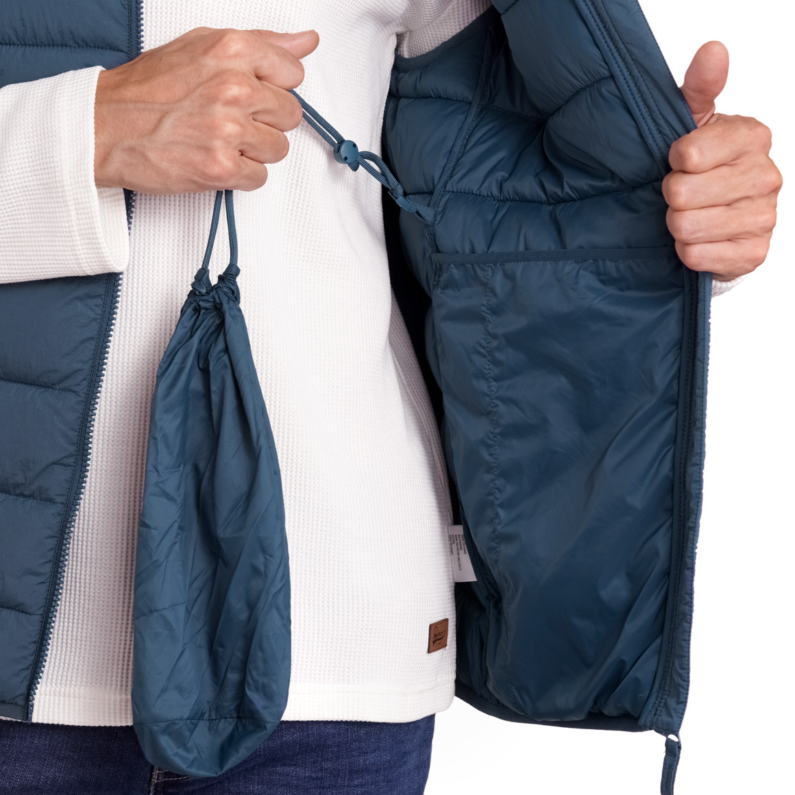 Heren gewatteerd vest