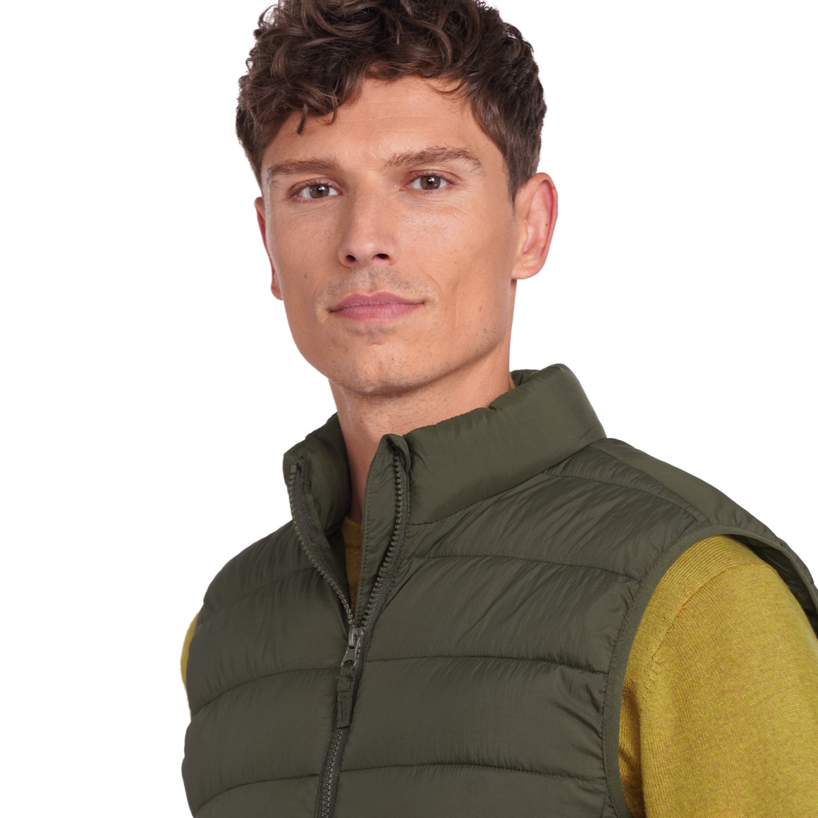 Heren gewatteerd vest