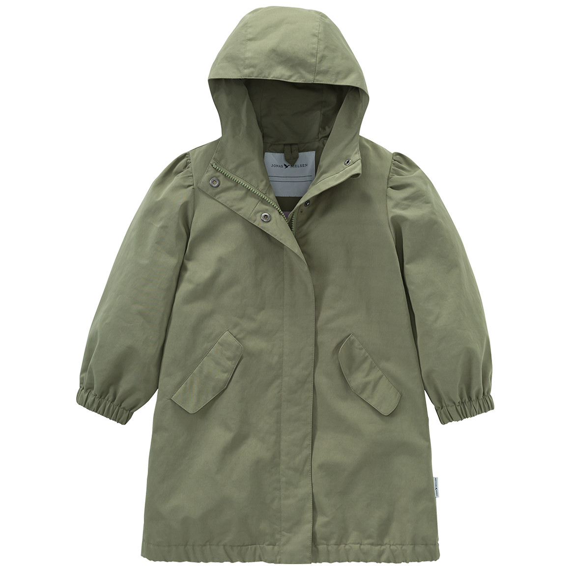 Mädchen Parka unifarben