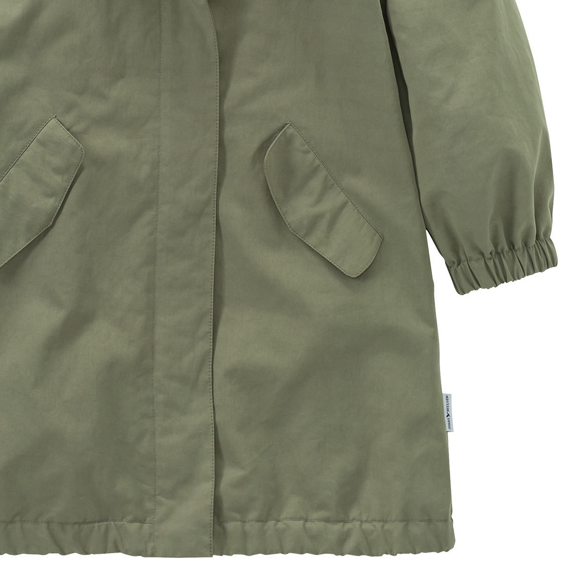 Mädchen Parka unifarben