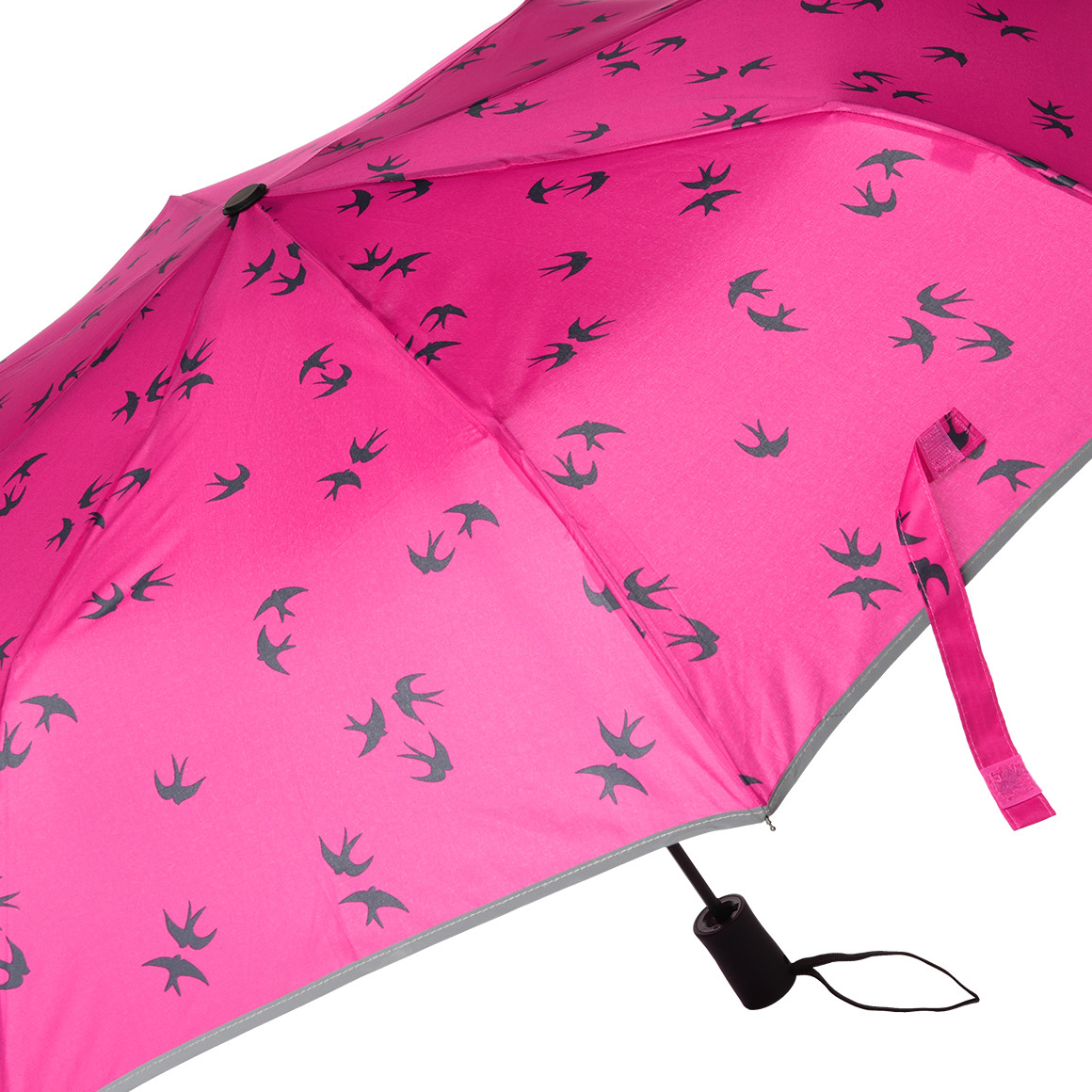 Regenschirm mit Reflektoren