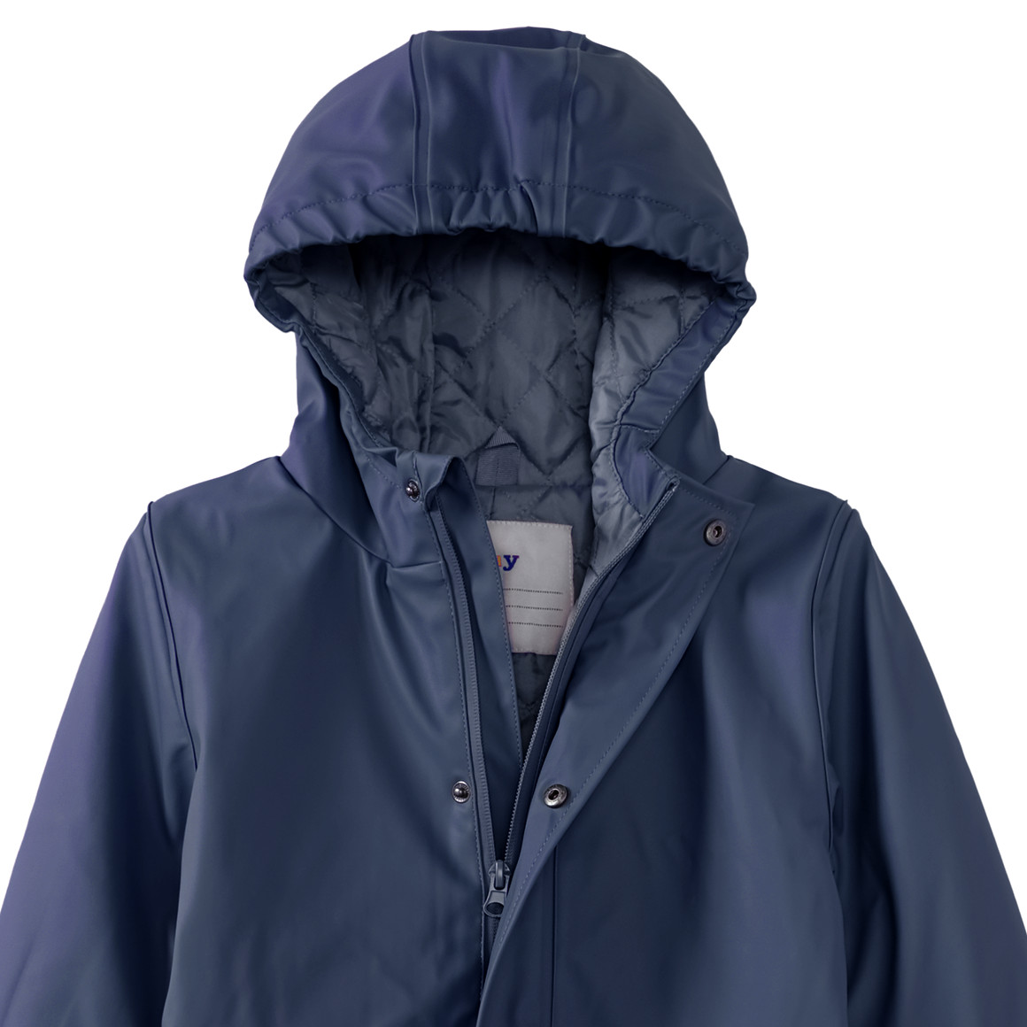Kinder Regenoverall mit gestepptem Futter