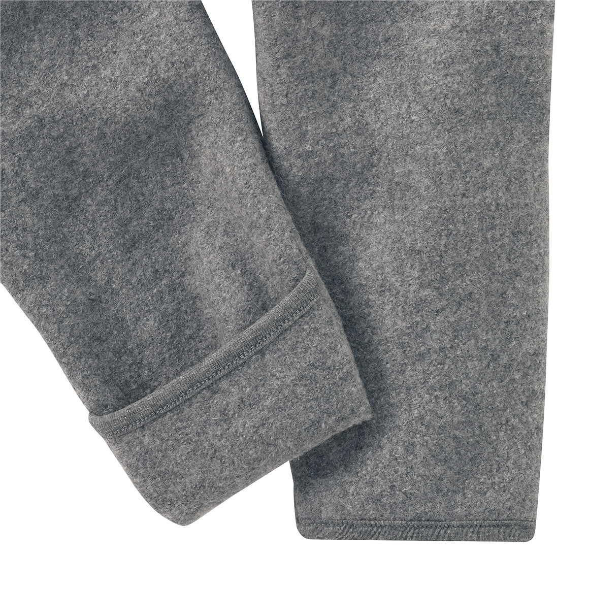 Baby walkloden tuinbroek met omslagboordjes