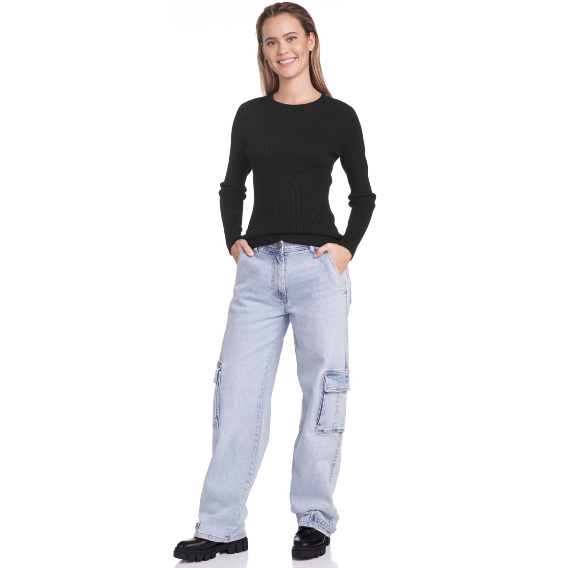 Damen Feinstrickpullover