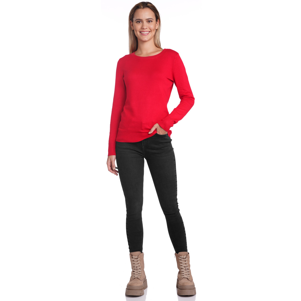 Damen Feinstrickpullover