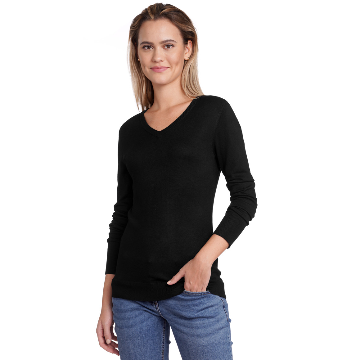 Fijngebreide trui voor dames