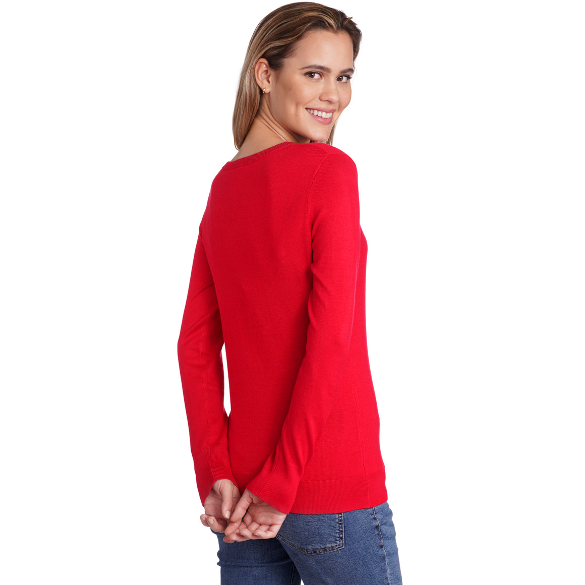 Fijngebreide damestrui