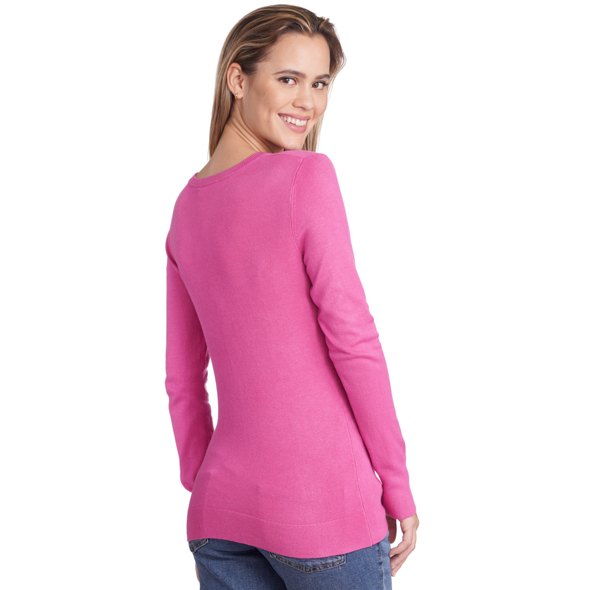 Fijngebreide trui voor dames