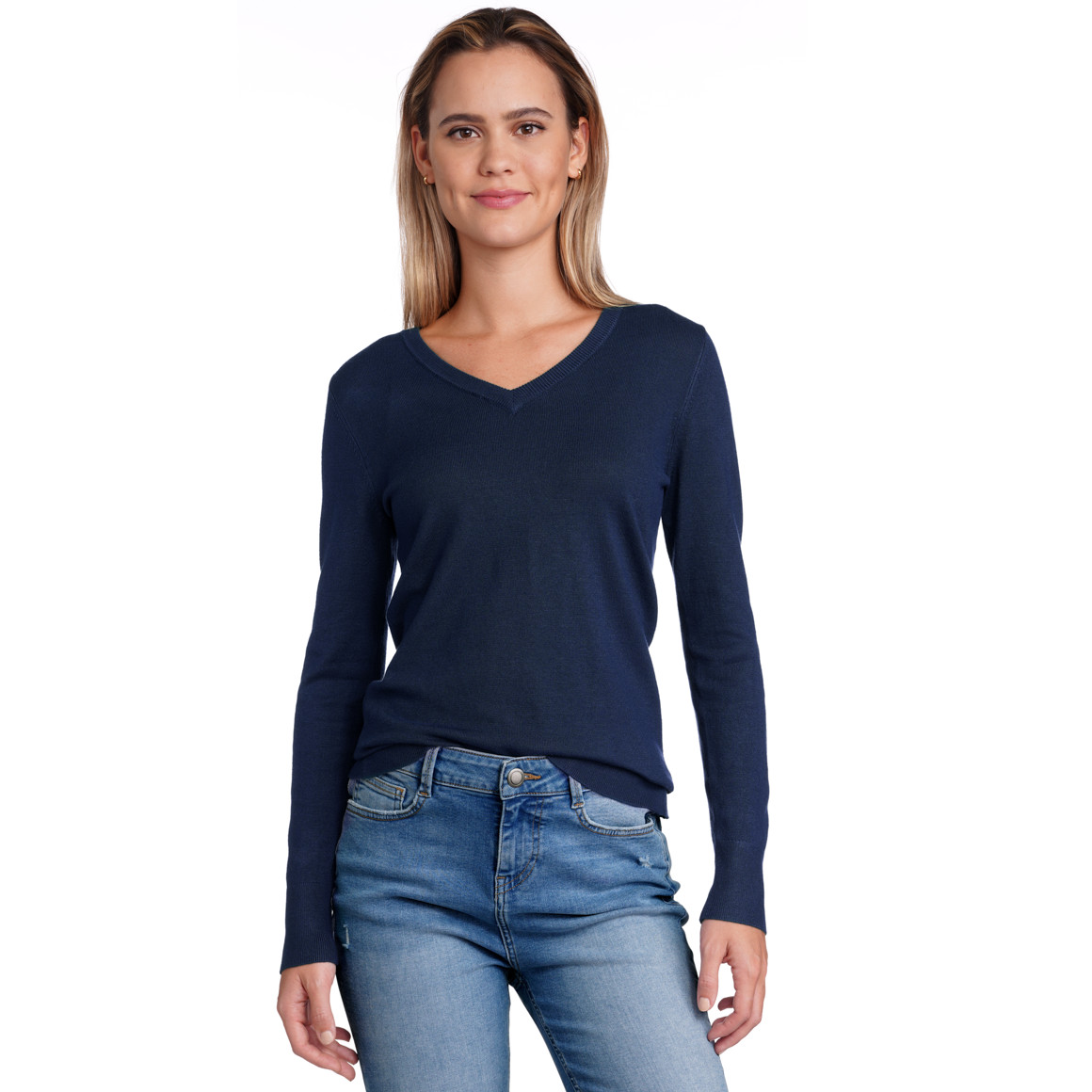 Fijngebreide trui voor dames