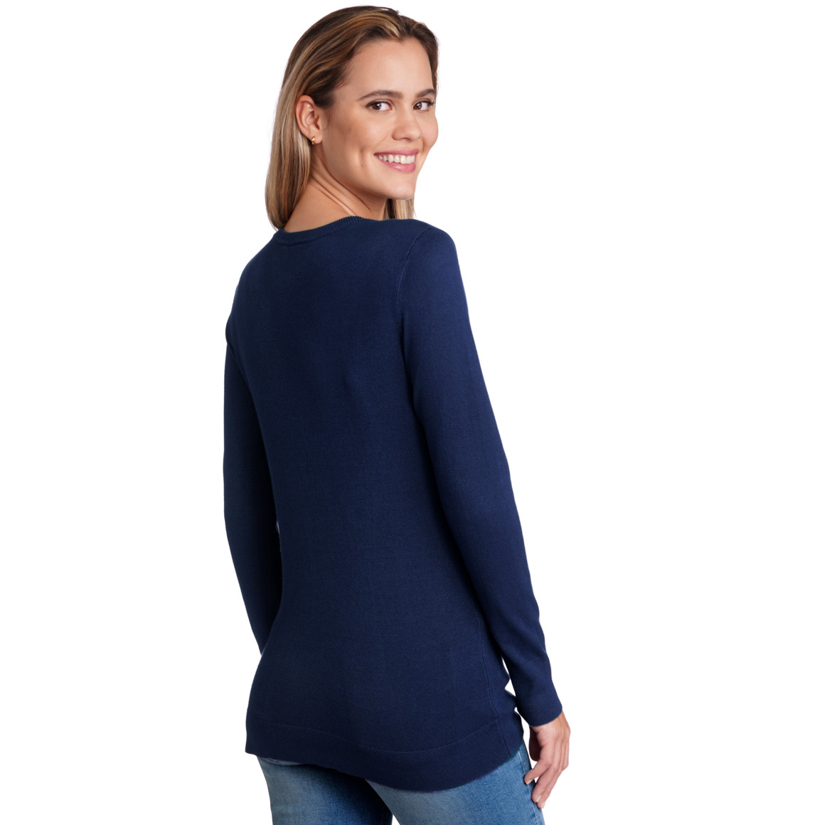 Fijngebreide trui voor dames