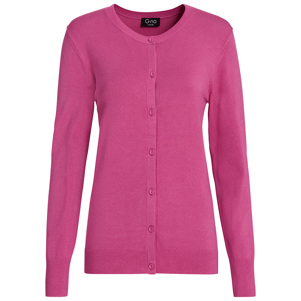 Damen Feinstrickjacke in Unifarben