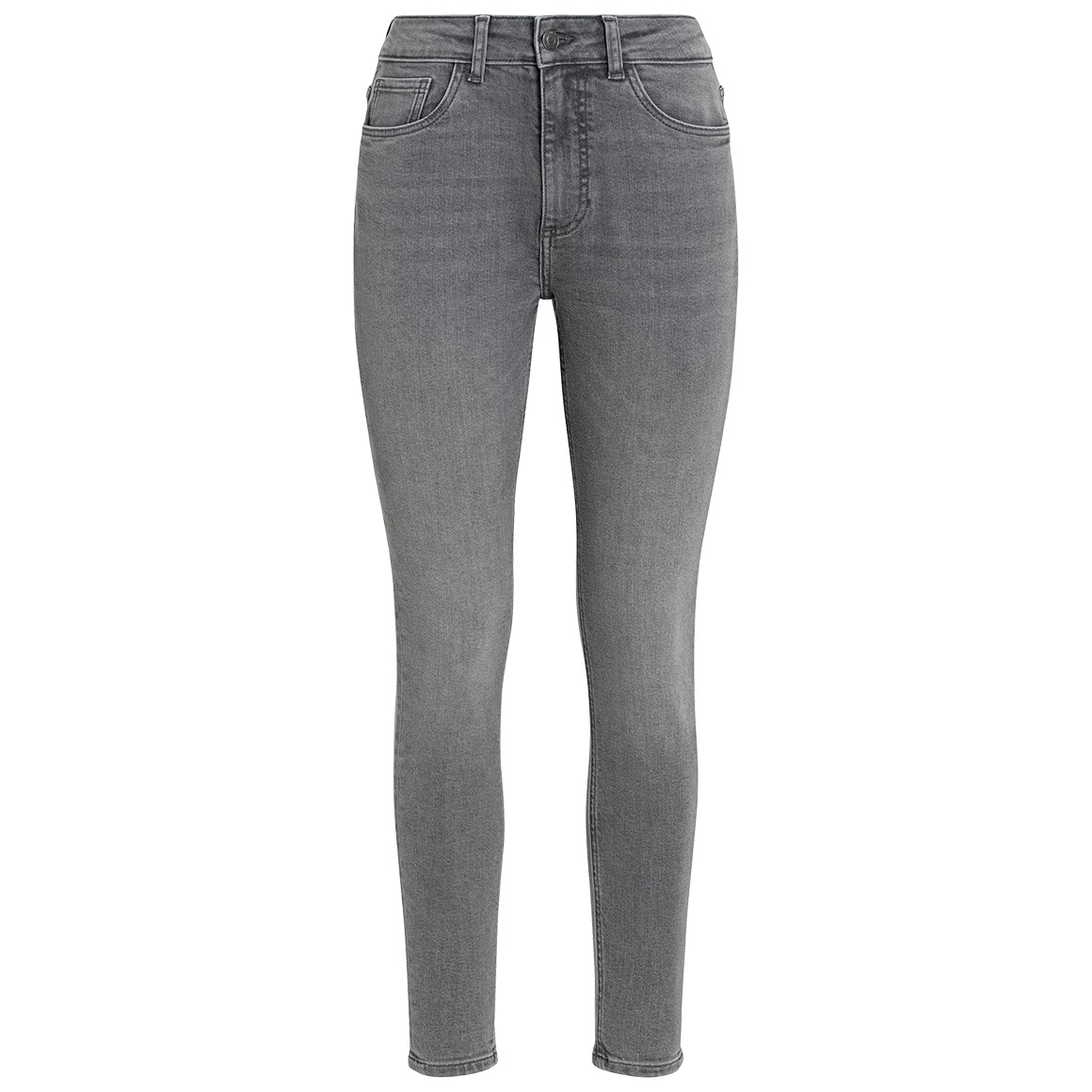 Damen Skinny Jeans mit Used-Waschung