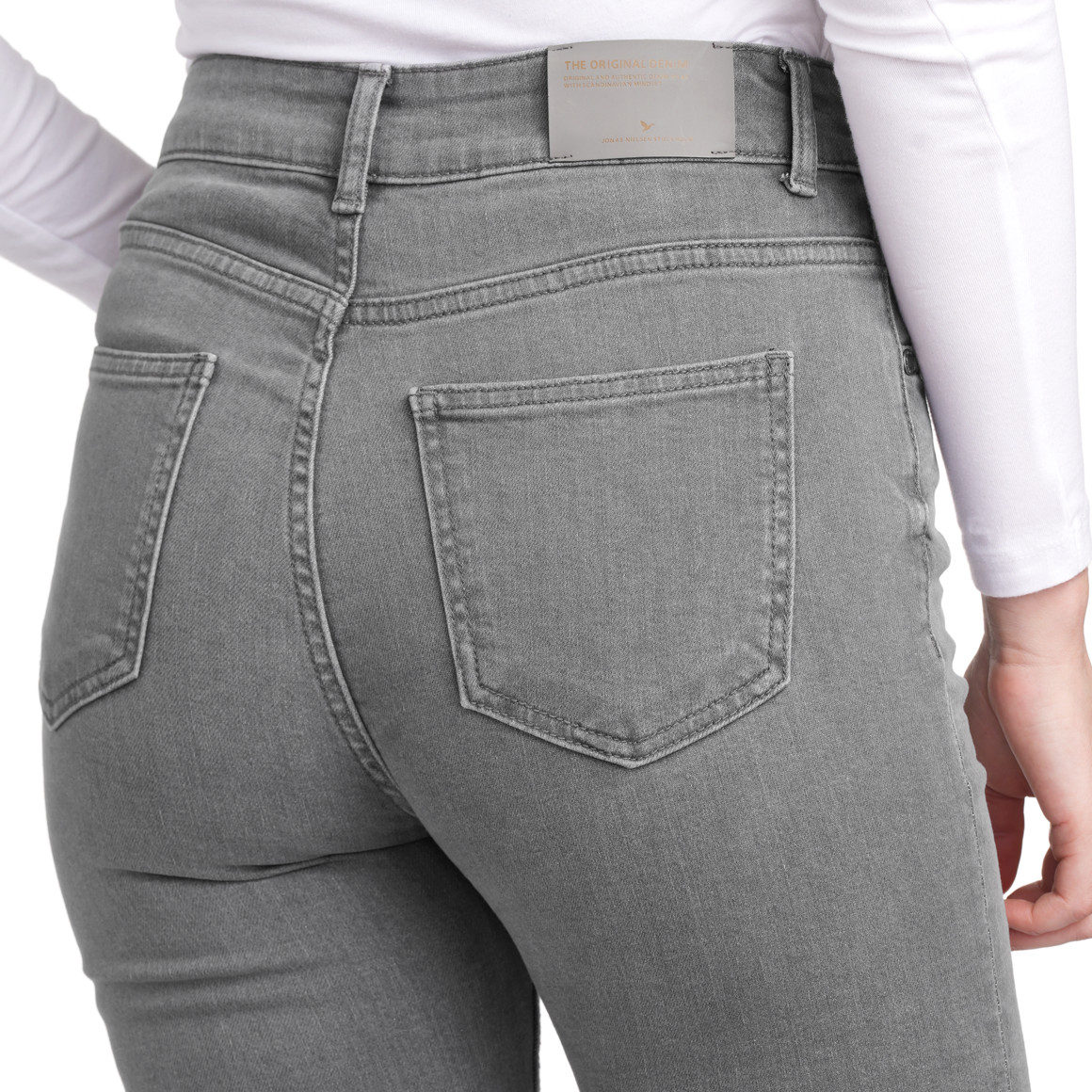 Damen Skinny Jeans mit Used-Waschung