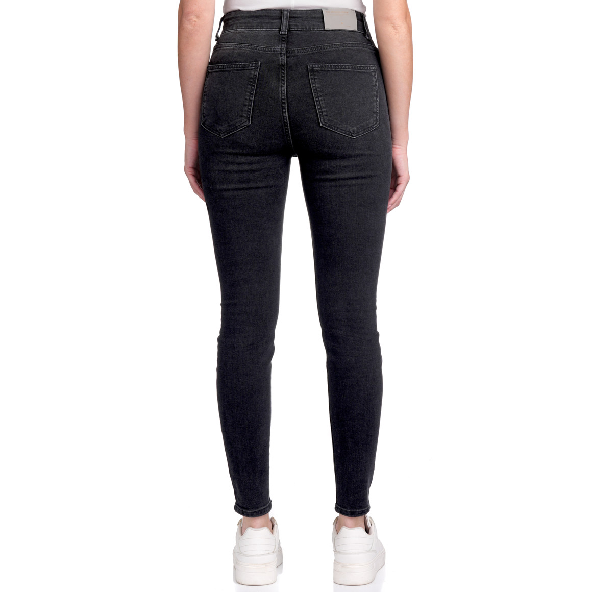 Damen Skinny Jeans mit Used-Waschung
