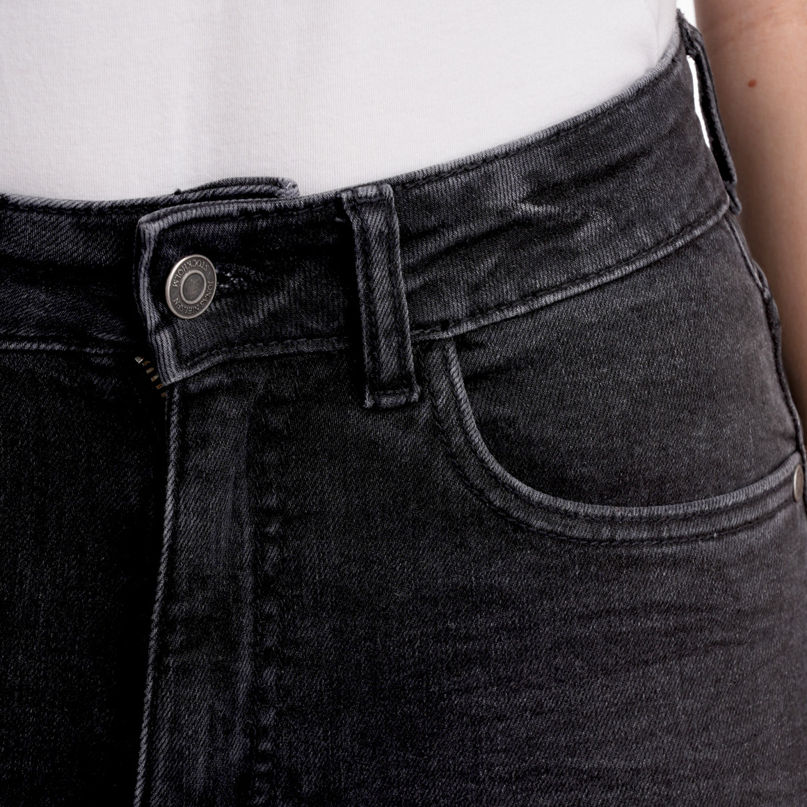 Damen Skinny Jeans mit Used-Waschung