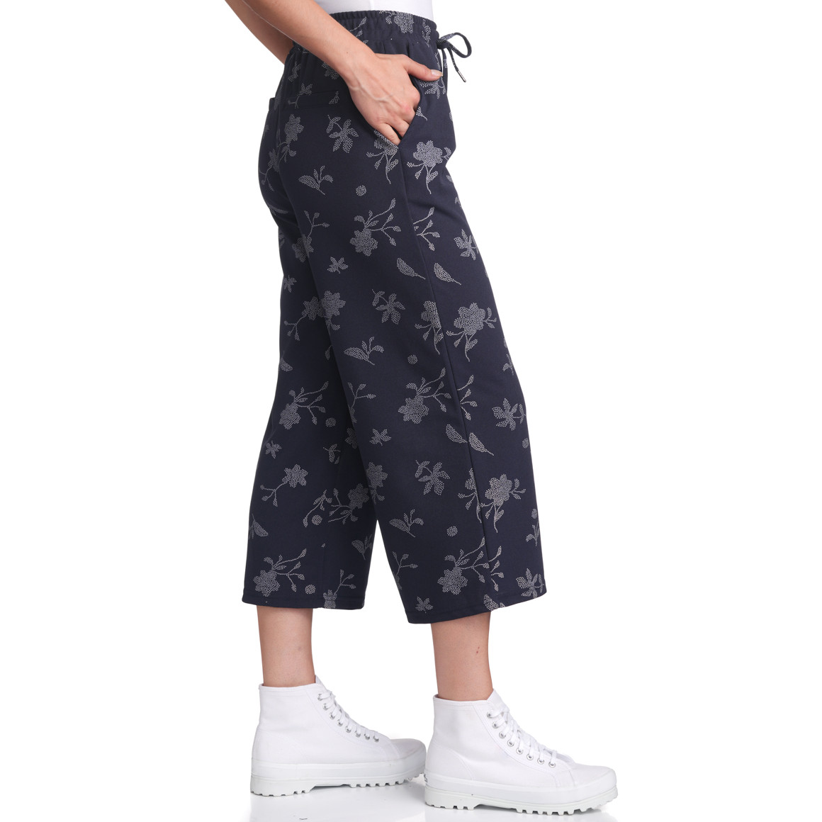 Damen Culotte mit Blumen-Muster