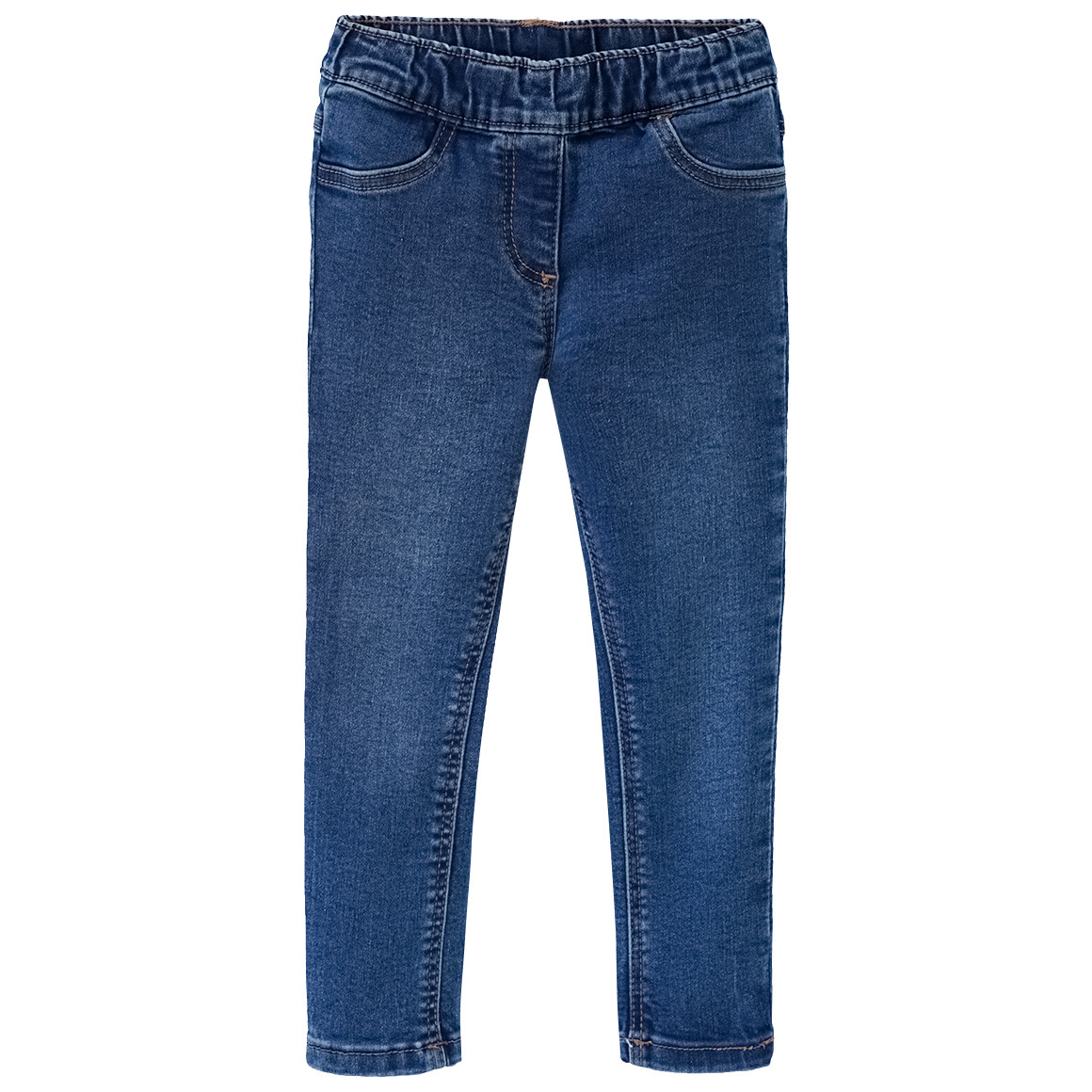 2 Mädchen Jeggings mit Stretch-Bund