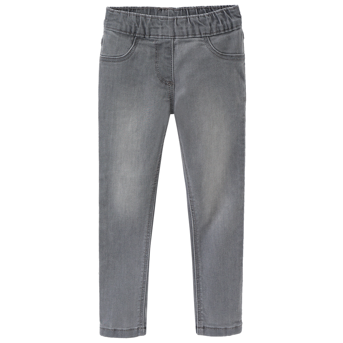 2 Mädchen Jeggings mit Stretch-Bund