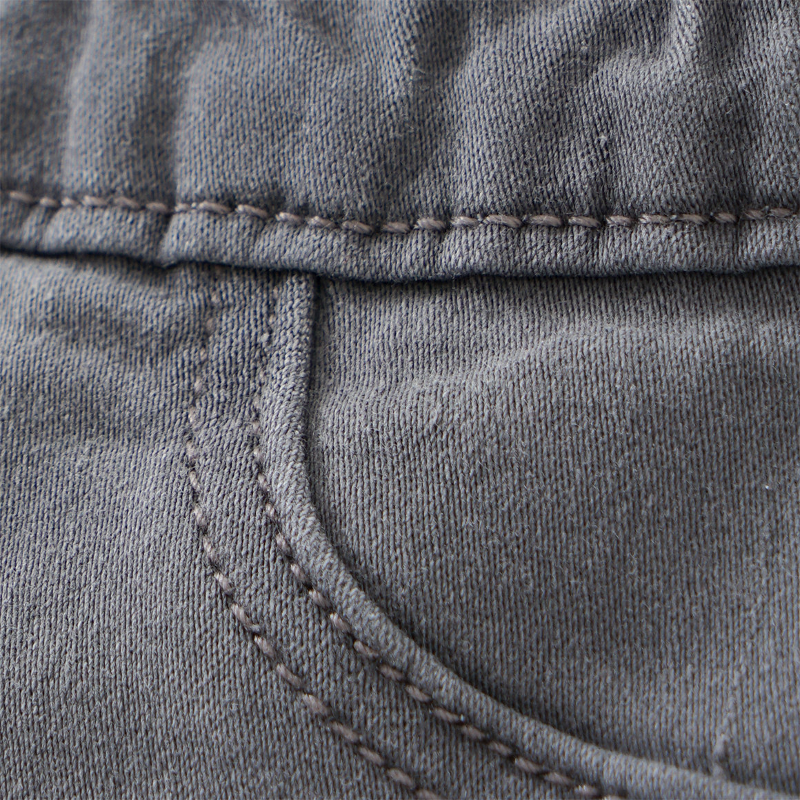 2 Mädchen Jeggings mit Stretch-Bund