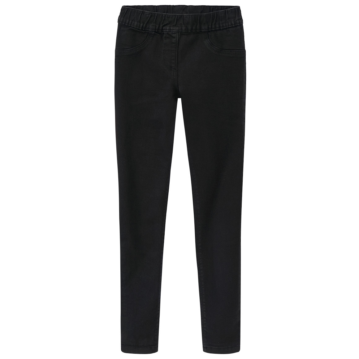 2 Mädchen Jeggings mit Stretch-Bund