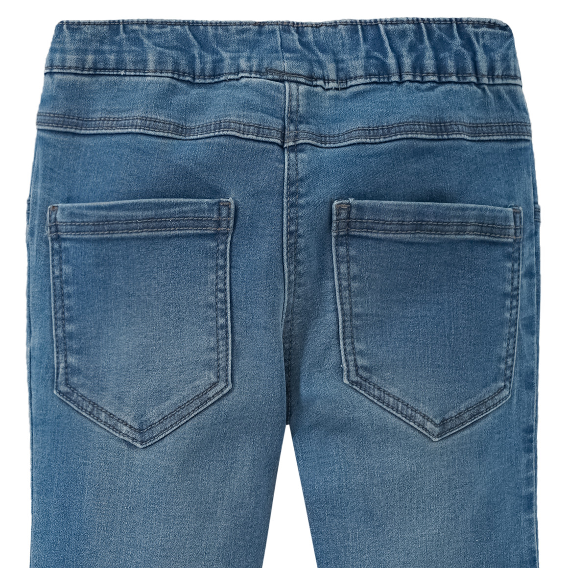 2 Mädchen Jeggings mit Stretch-Bund