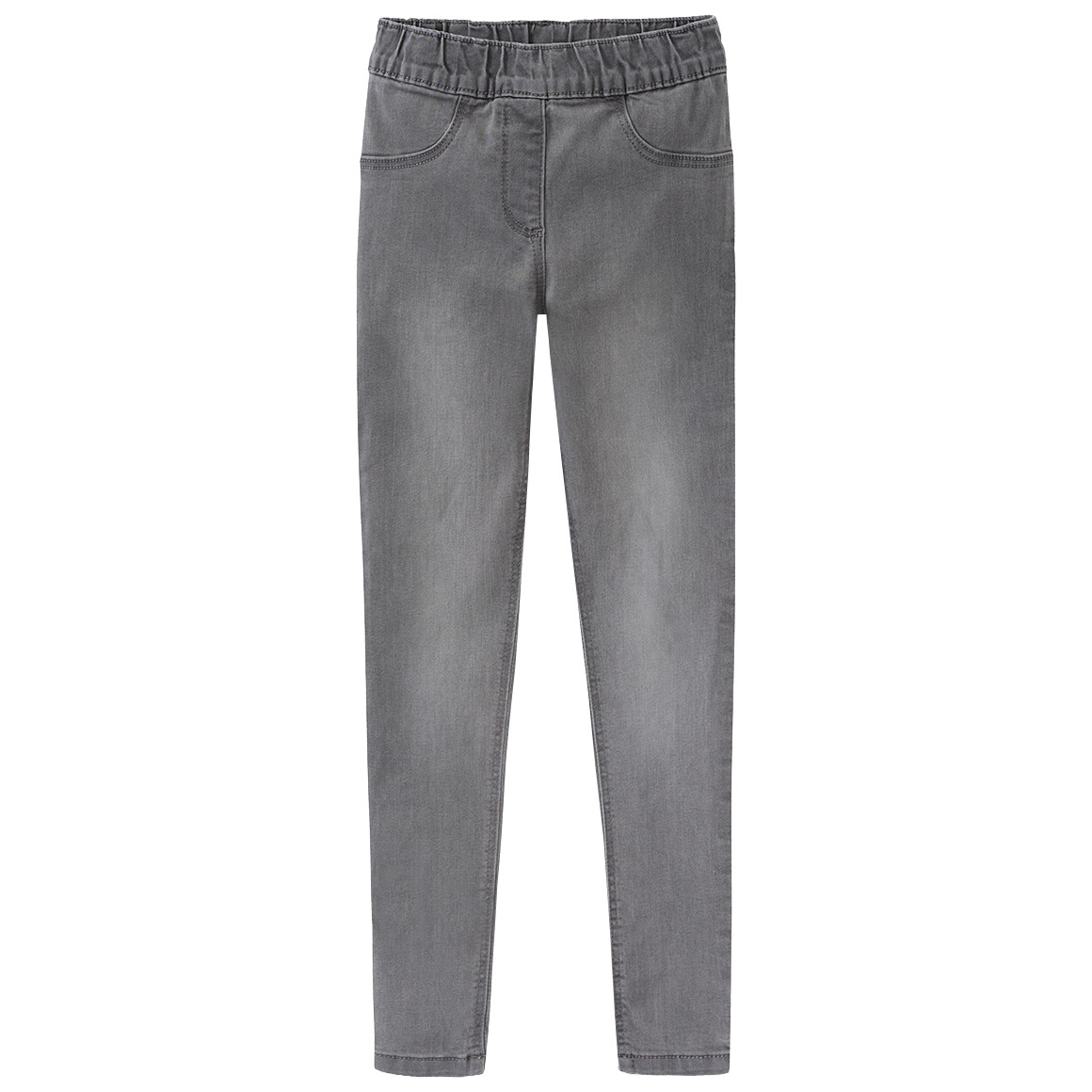 2 Mädchen Jeggings mit Stretch-Bund