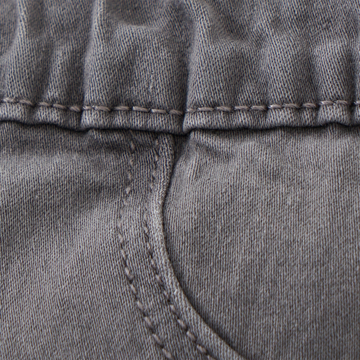 2 Mädchen Jeggings mit Stretch-Bund