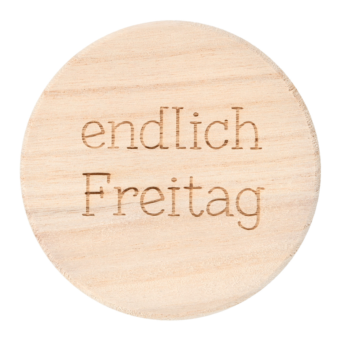 2 Untersetzer aus Holz