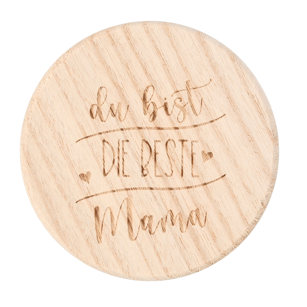 2 Untersetzer aus Holz