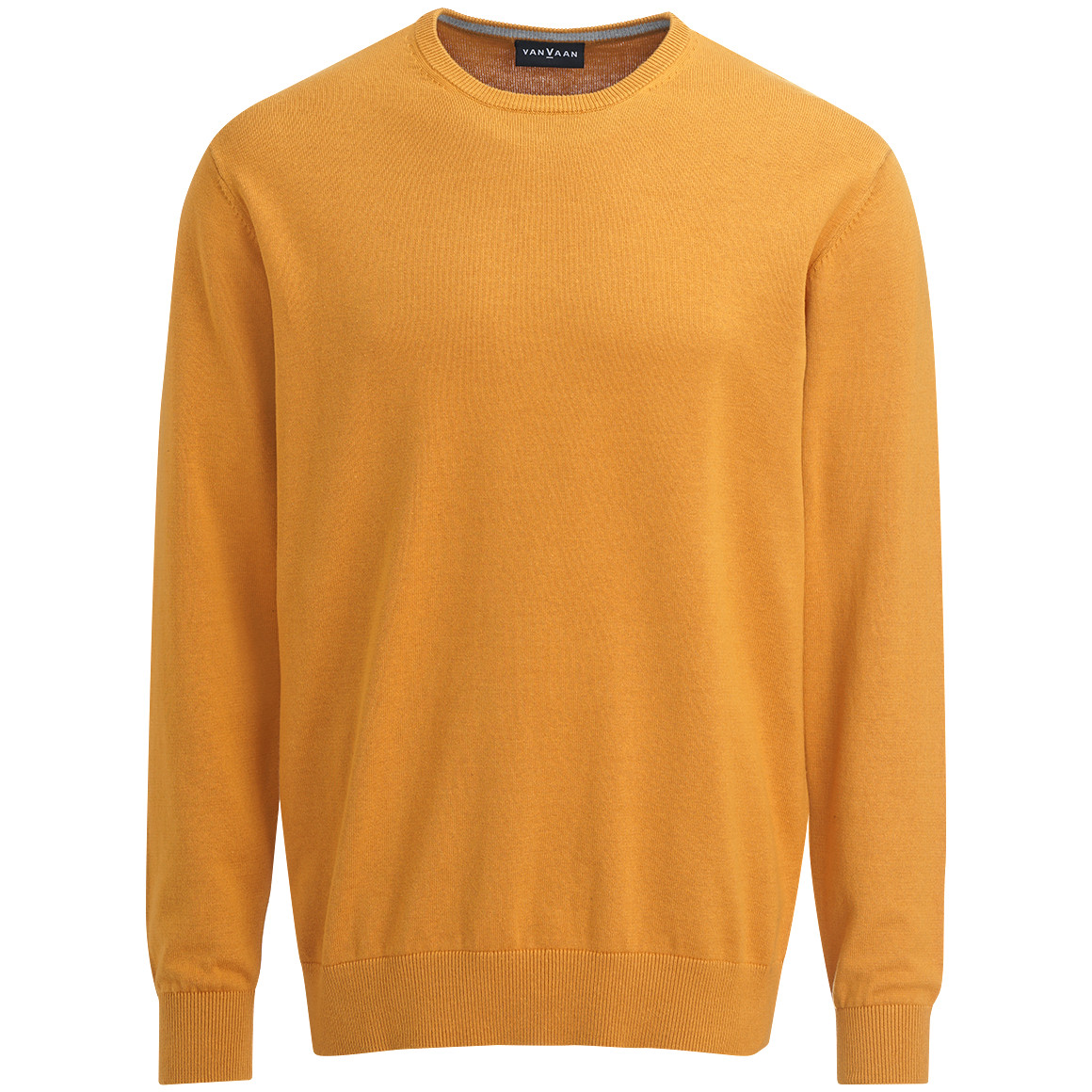 Fijngebreide herentrui met ronde hals