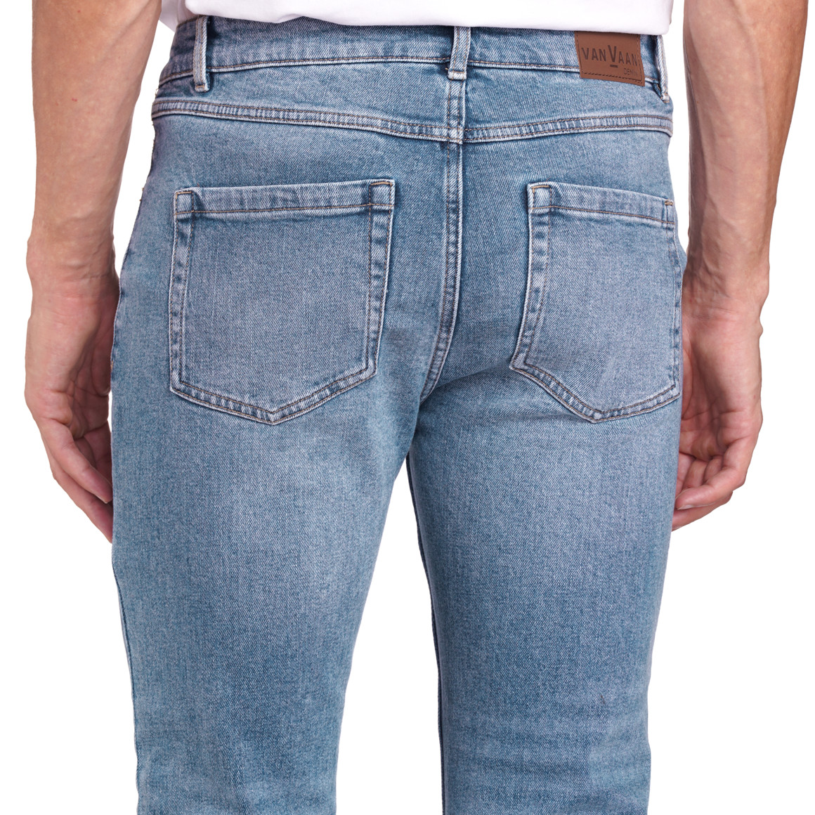 Herren Regular-Jeans mit Used-Waschung