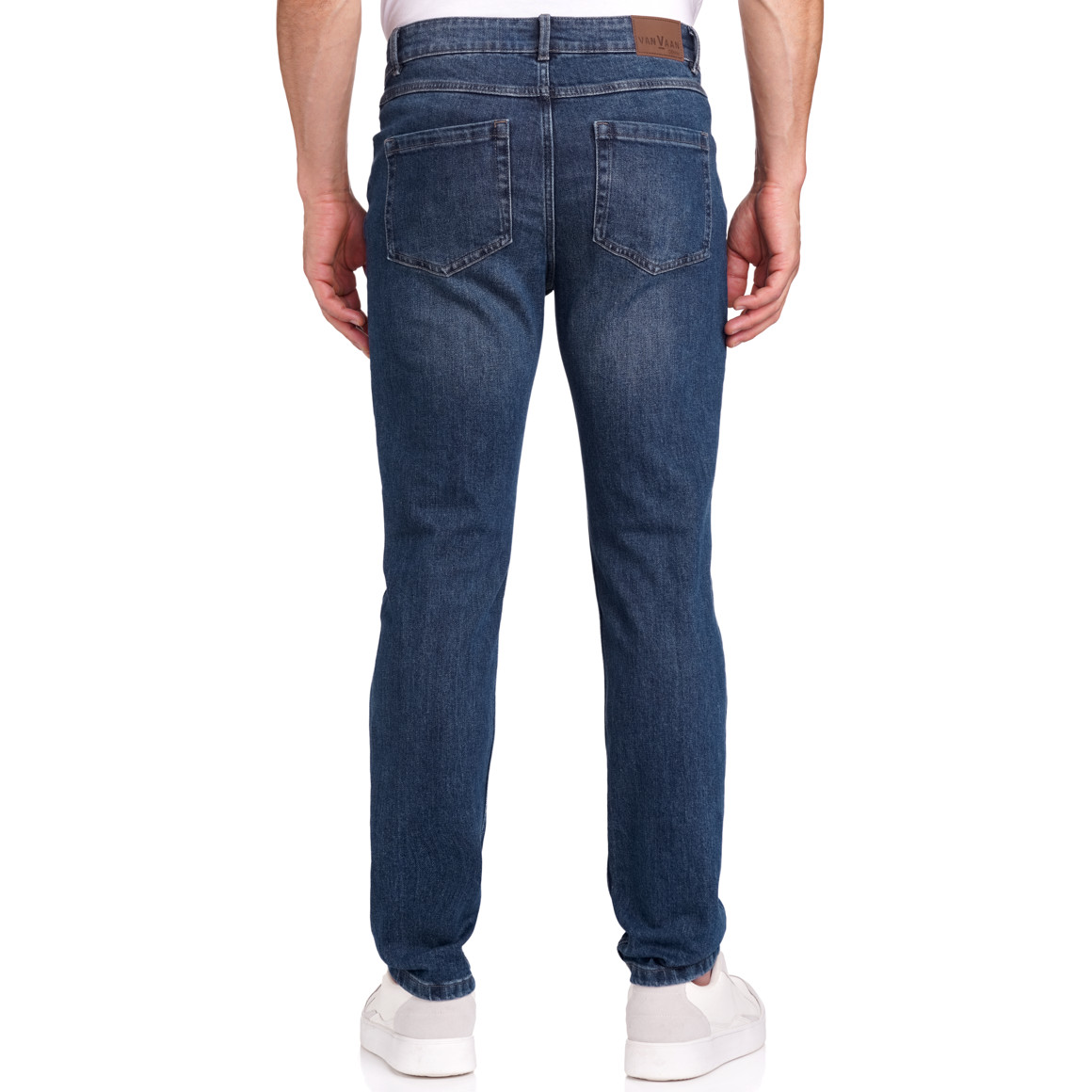 Herren Regular-Jeans mit Used-Waschung