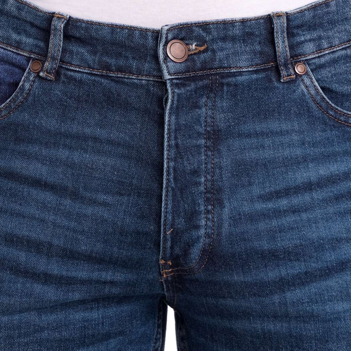 Herren Regular-Jeans mit Used-Waschung