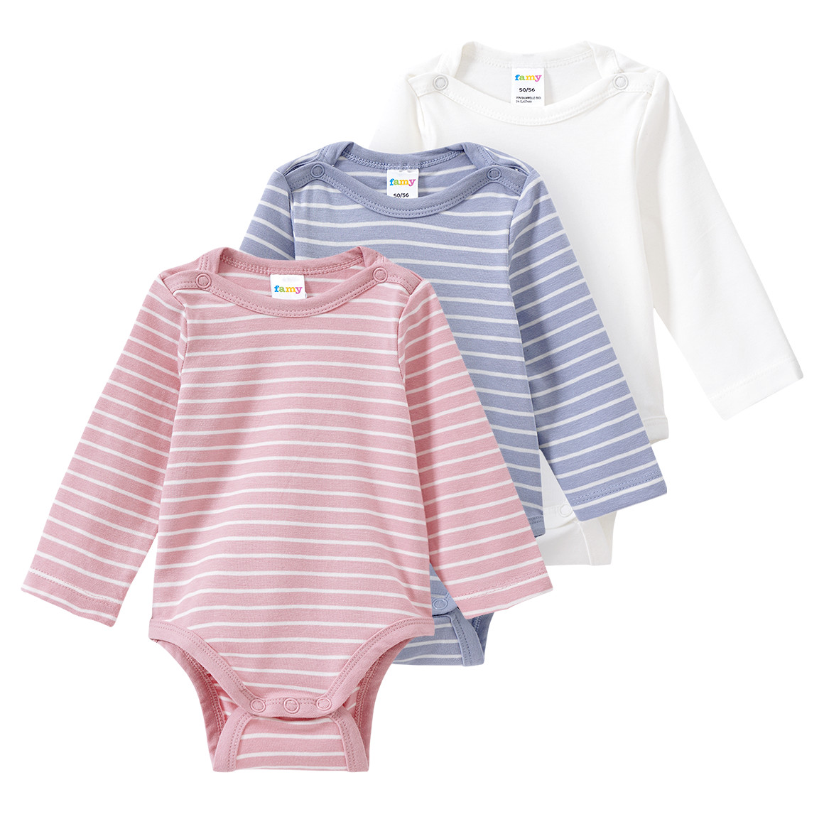 3 rompertjes in verschillende dessins