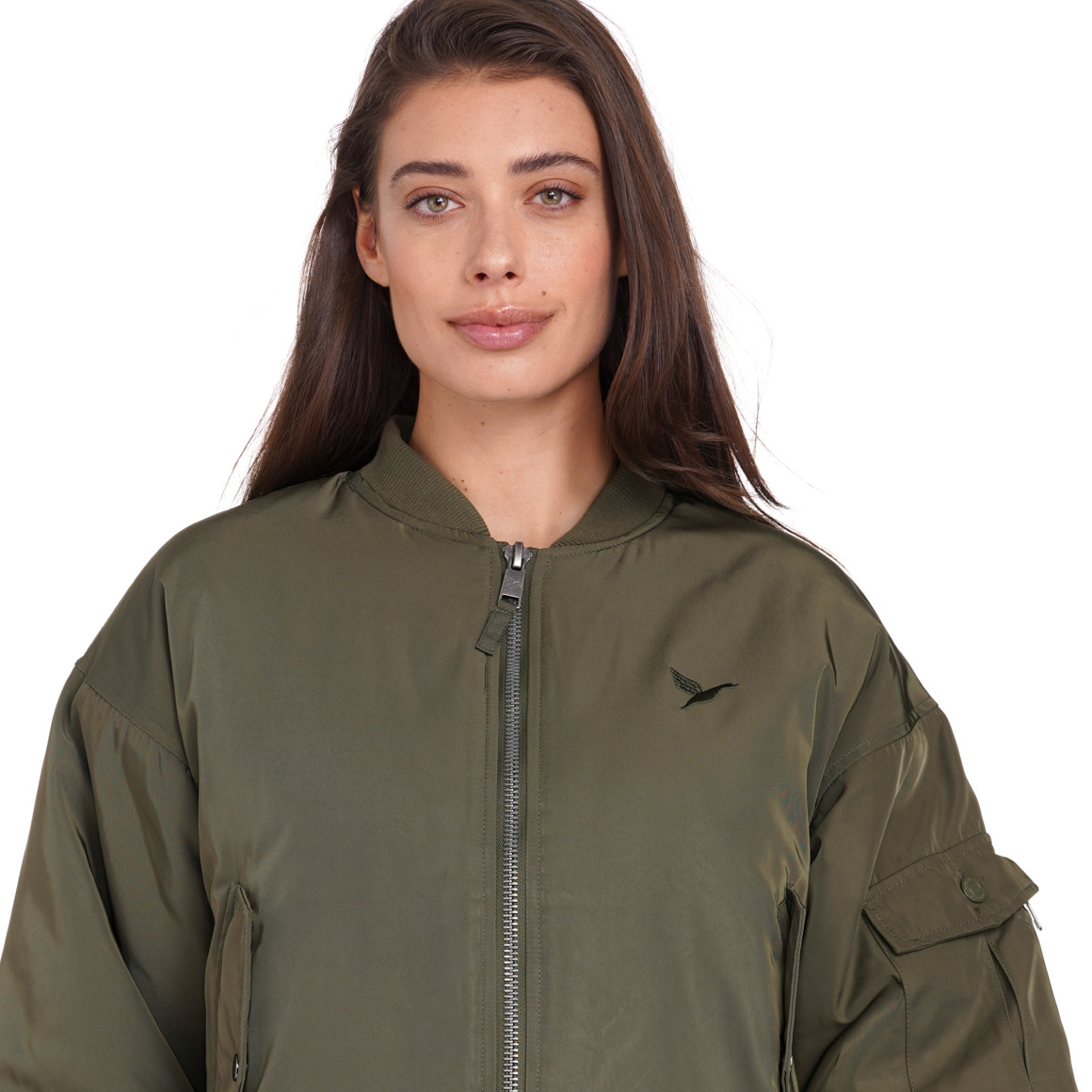 Damesblouson met trekkoord