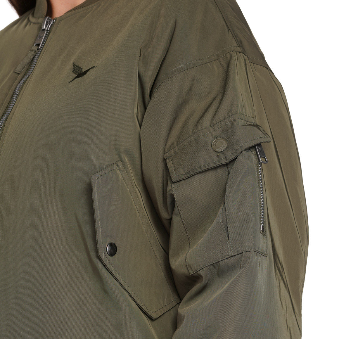 Damesblouson met trekkoord