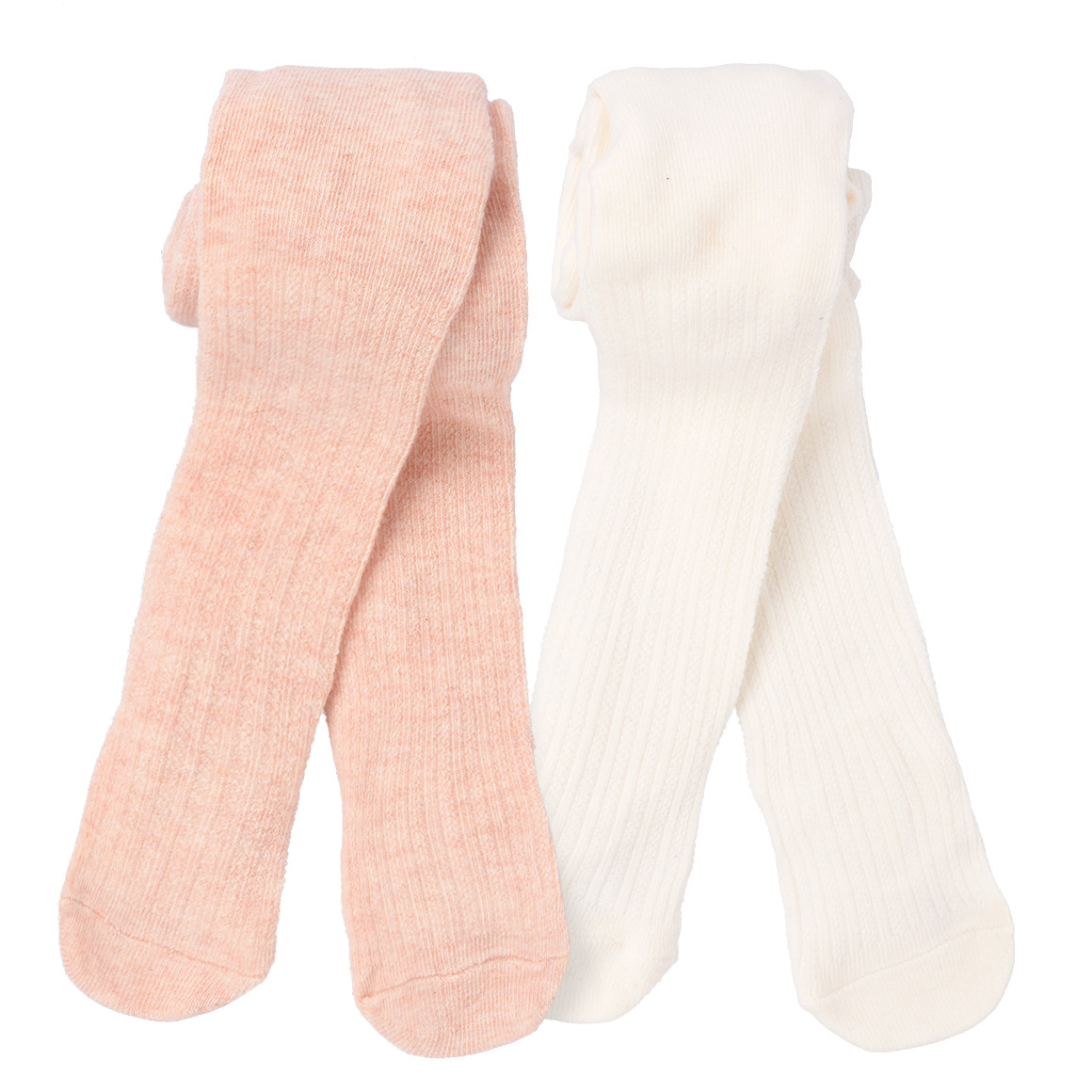 2 Baby Strumpfhosen mit Struktur