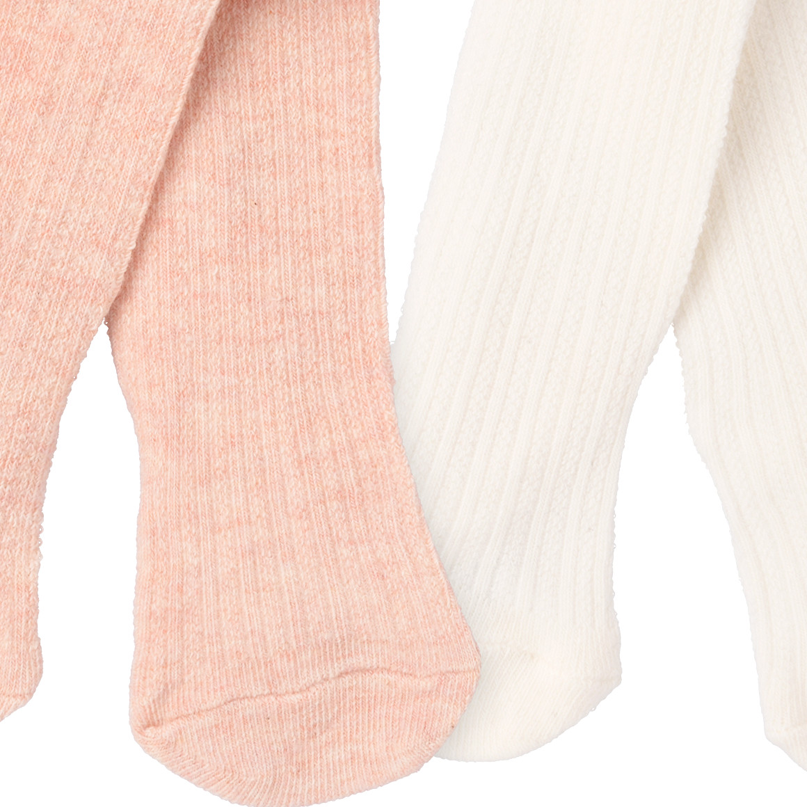 2 Baby Strumpfhosen mit Struktur