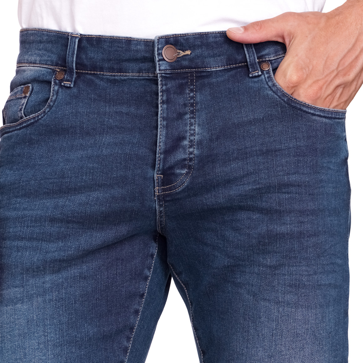 Herren Slim-Jeans im Five-Pocket-Style