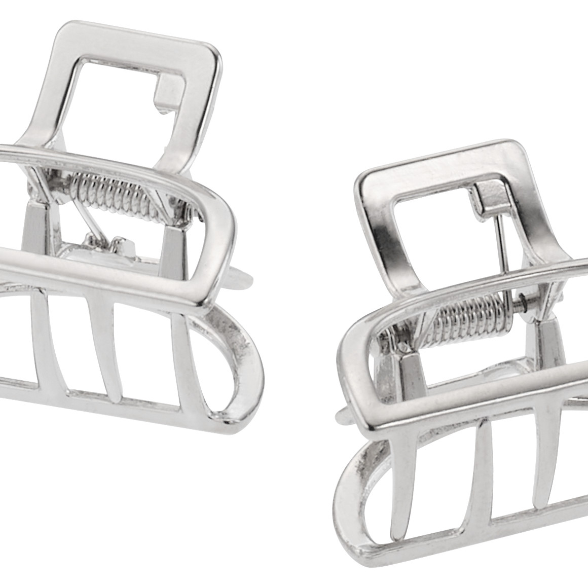 2 Haarklammern aus Metall
