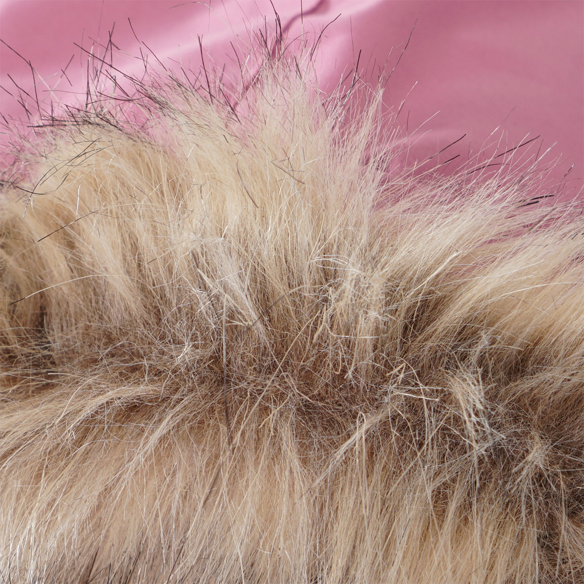 Meisjesparka met imitatiebont