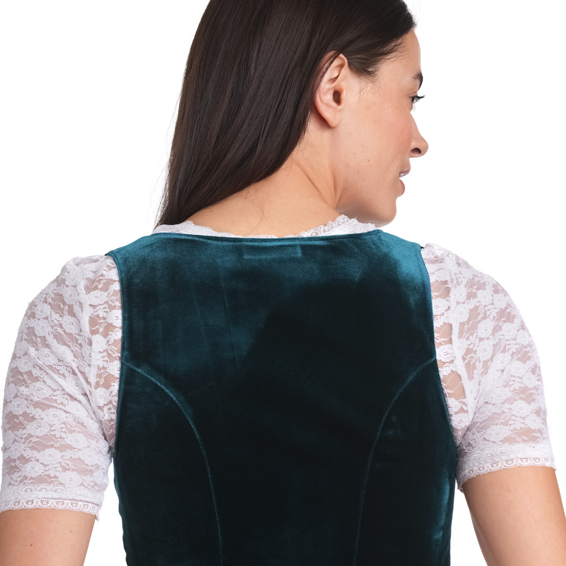 Dames dirndl met velours