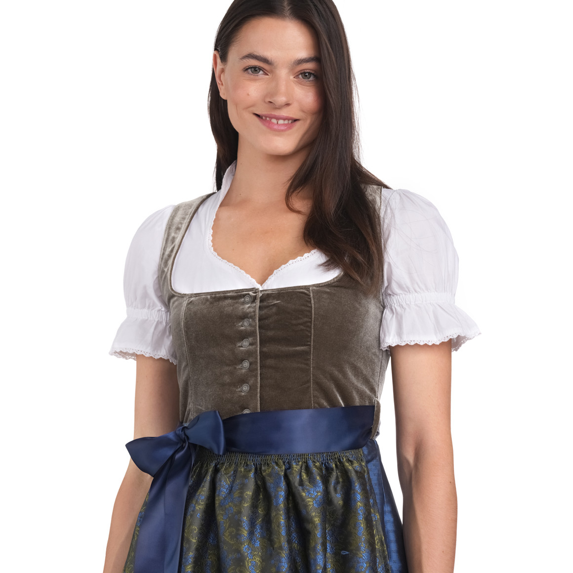 Damen Dirndl mit Velvet
