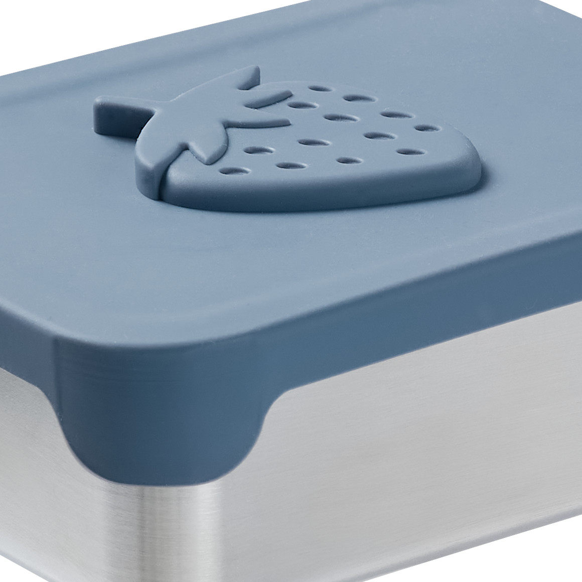 Kleine Brotdose aus Edelstahl