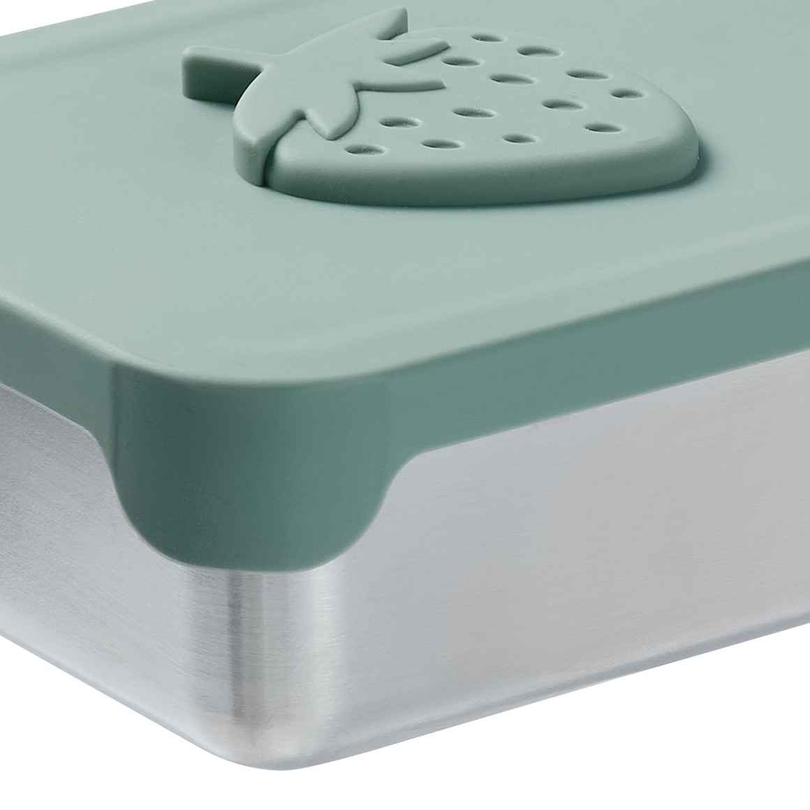 Kleine Brotdose aus Edelstahl