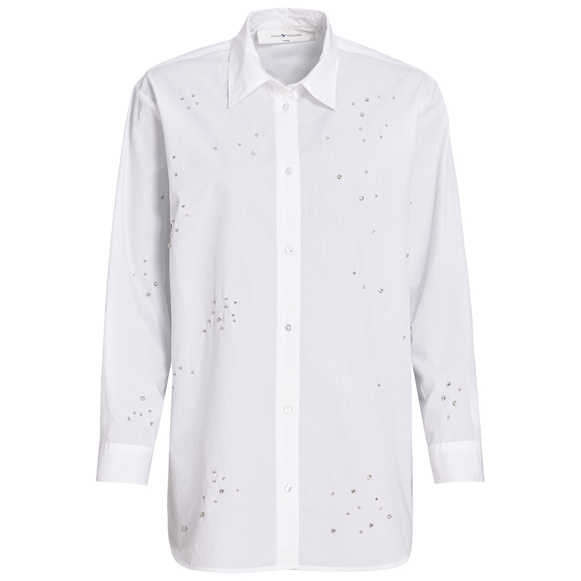 Damen Bluse mit Glitzersteinen