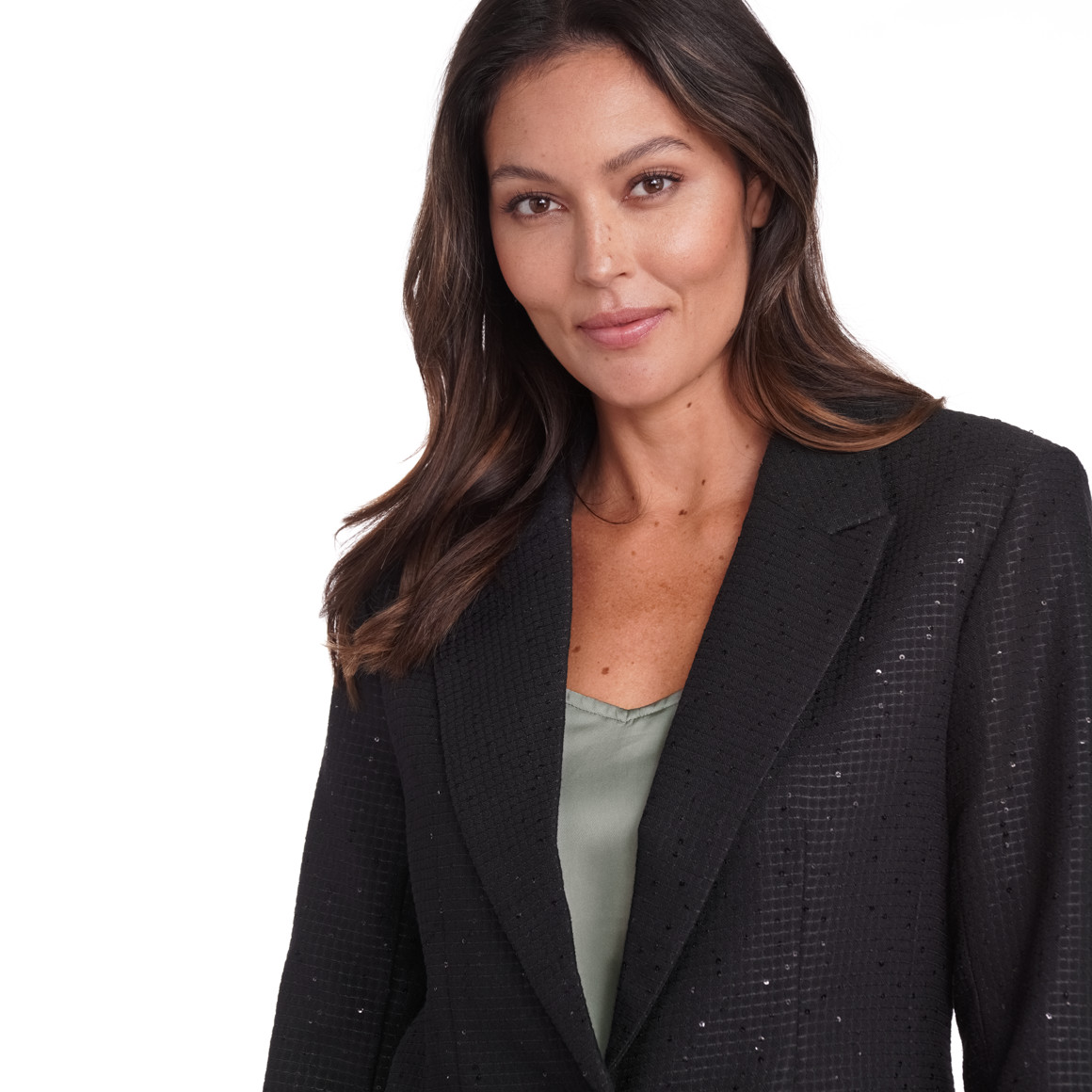 Damen Blazer mit Pailletten