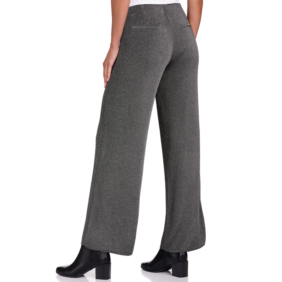 Dames broek met fantasie garen